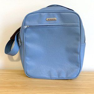 Vintage Samsonite Travel Bag, Light Blue, Carry On Bag, Overnight Bag